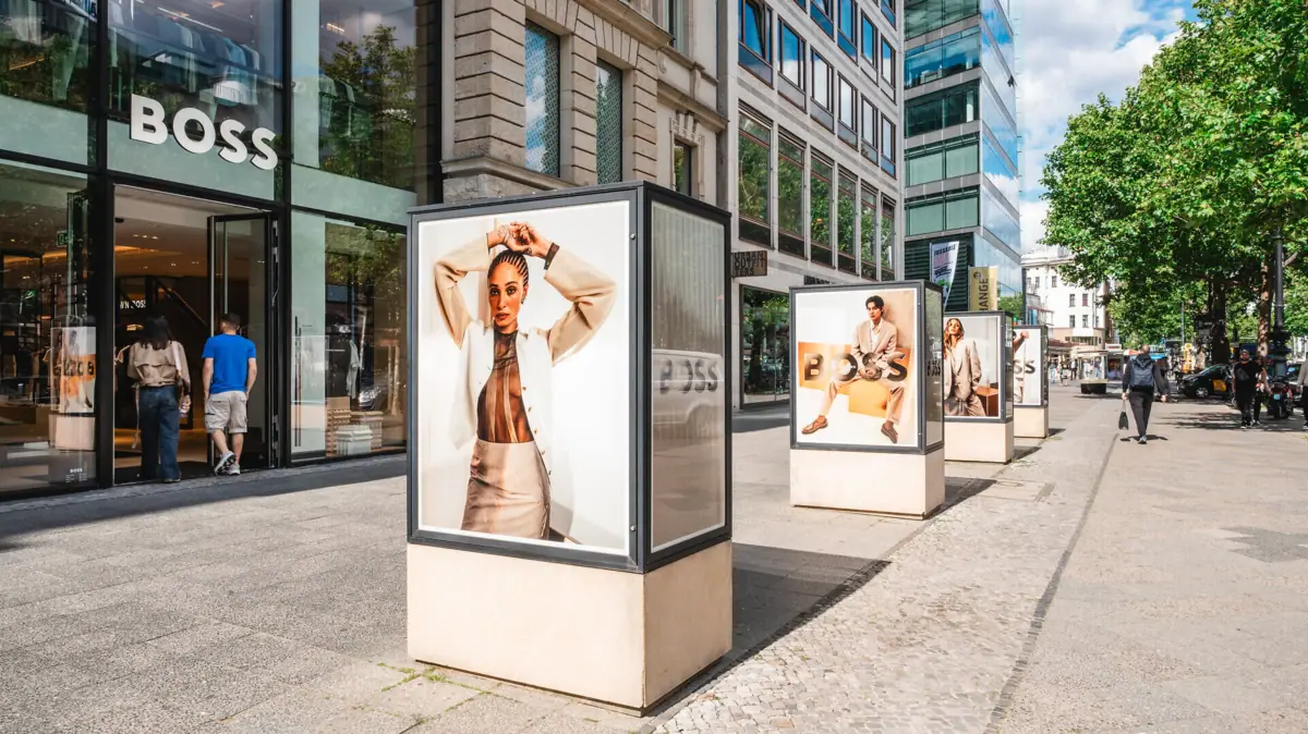 De Boss Store aan de Kurfürstendamm in Berlijn.