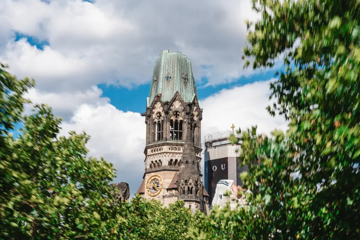 De Kaiser-Wilhelm-Gedächtniskirche in Berlijn.